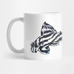 Zebra Pleco L46 Mug